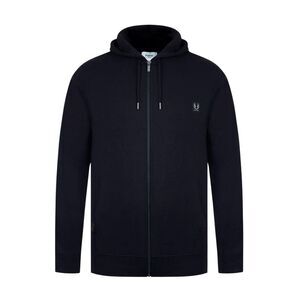 Firetrap Mens Logo Full Zip Hoodie / Black
